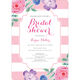 Light Pink Vintage Flower Bridal Shower Invitations Image 5 of 6